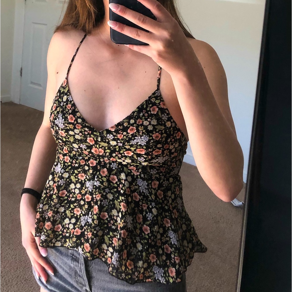 Forever 21 floral tank top